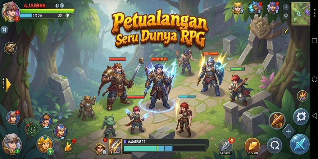 Tangkapan layar AJAIB88 menunjukkan momen gameplay RPG yang menegangkan.