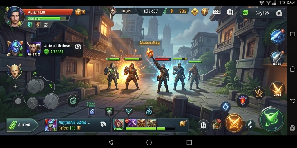 Screenshot utama ALIEN138 menunjukkan antarmuka pengguna yang bersih dan fungsional.
