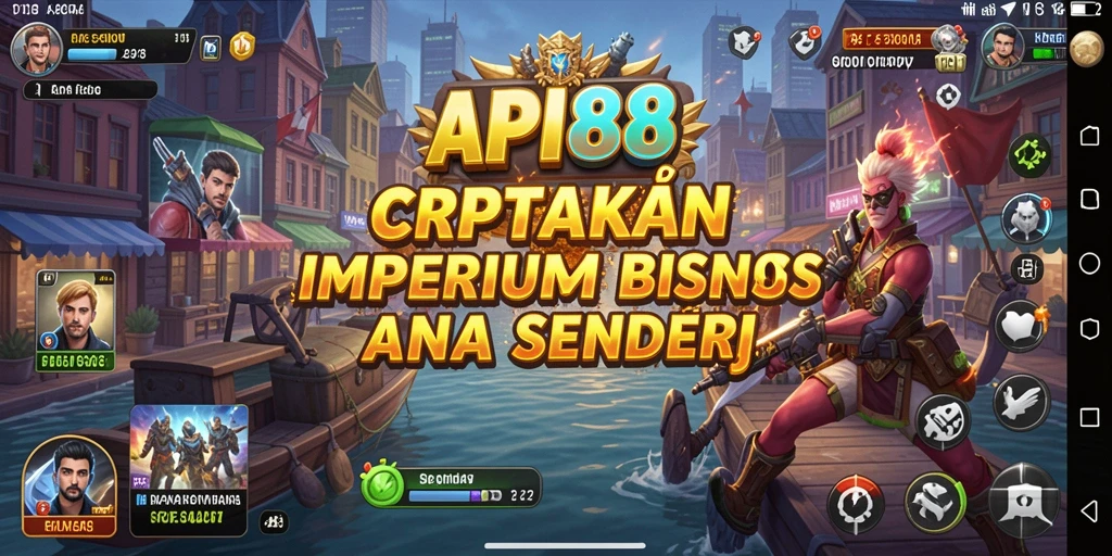 Screenshot gameplay API88 menampilkan aksi membangun bisnis yang seru.