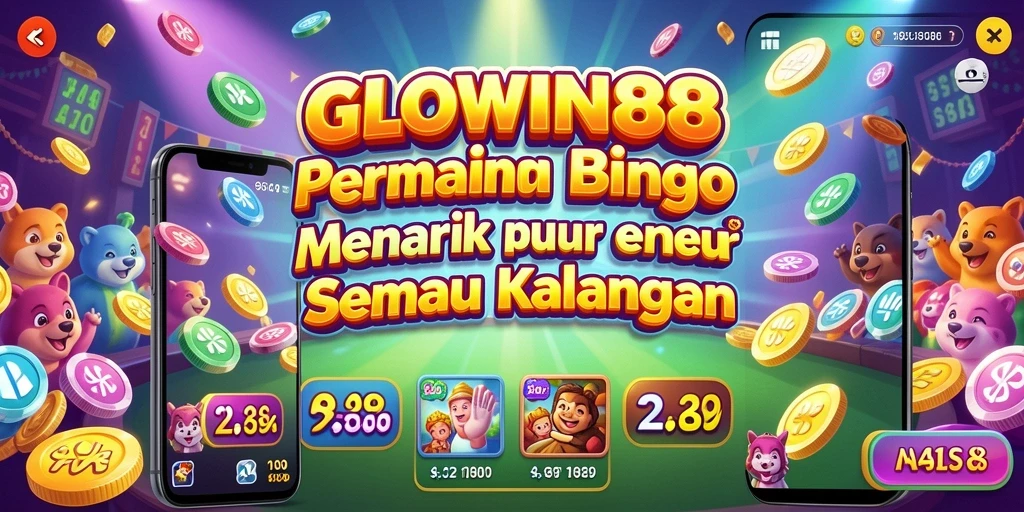 Tampilan gameplay Bingo di GLOWIN88 yang seru dan menarik.
