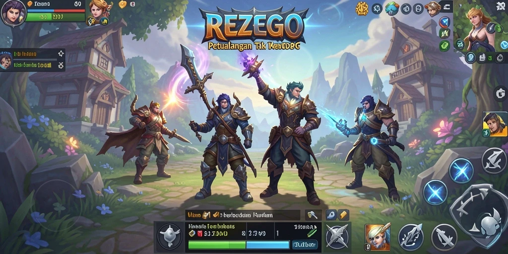 Tampilan dari gameplay <strong>REZEGO</strong> yang memukau dan interaktif.