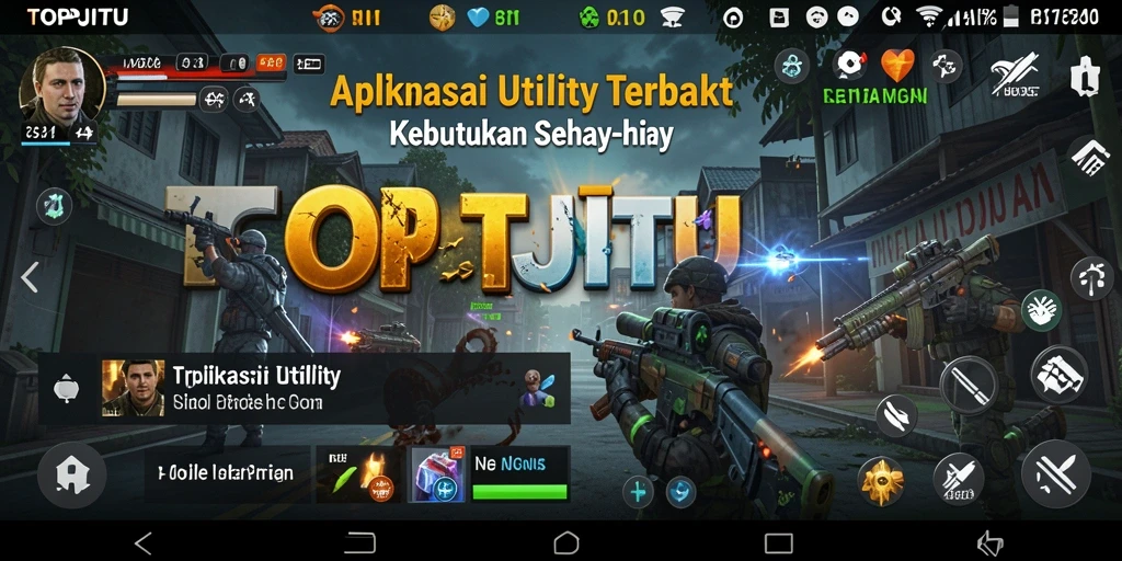Tampilan utama aplikasi TOPJITU yang memudahkan pengelolaan kegiatan sehari-hari.